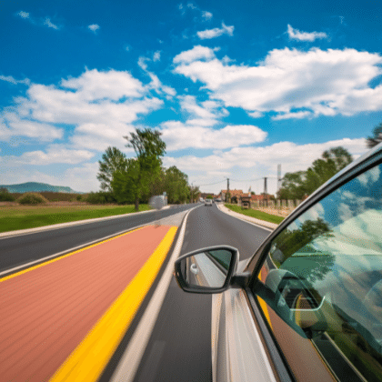 Errores al manejar en carretera